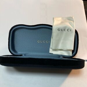 Gucci Black Velvet Eyewear Case